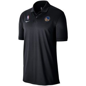 Nike Golden State Warriors Coaches Polo AV1775 010 (Black/White)